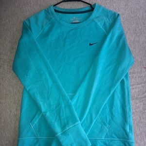 Teal Nike Crew Neck Sweatshirt